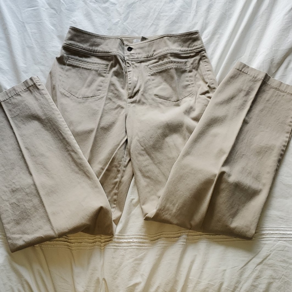Chico's pants. Tan